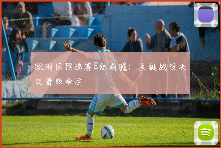 欧洲区预选赛E组前瞻：关键战役决定晋级命运